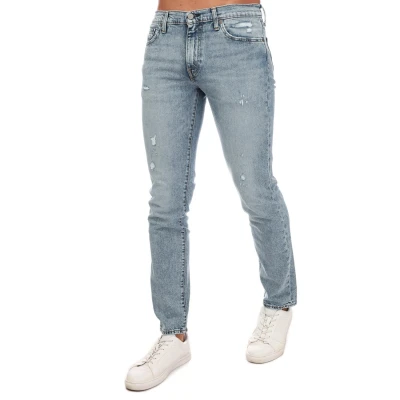 Image of Levi&#039;s 511 Slim fit jeans, Men&#039;s, Size: 31x34, Medium indigo destructed