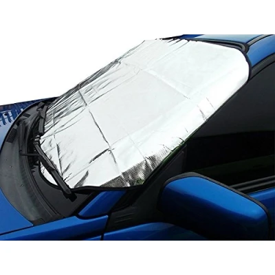 Image of Xtremeauto ALUMINUM WINDSCREEN FROST ICE SNOW PROTECTOR COVER CAR Carens,Opirus,Optima,Picanto,Pro CeeD,Sorento,Soul,Sportage