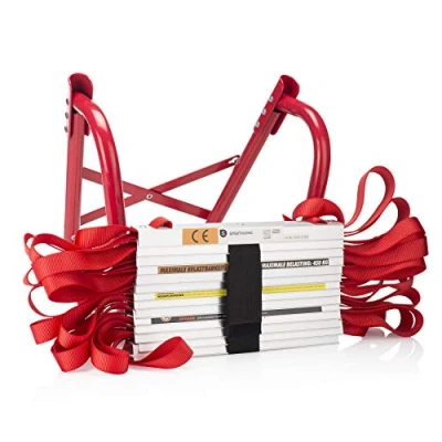 Image of Smartwares Fire Escape Ladder, 4,5 Metres, 2 Storey Buildings, 450 Kg Capacity, Universal Window Mounting, Easy Roll Out System
