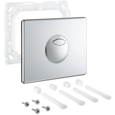 Image of GROHE Skate Flush Plate Chrome 42303000