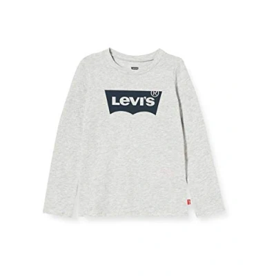 Image of Levi&#039;s Kids l/s Batwing Tee Girls, Grey, 6 Years