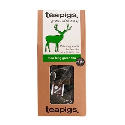 Image of Teapigs Mao Feng Green Tea 15 Bags (Pack of 4)