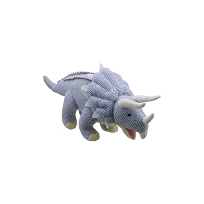 Image of Wilberry Triceratops (Blue) Small Knitted