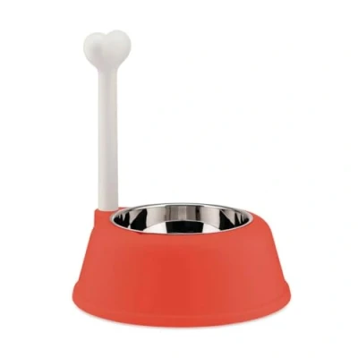 Image of Alessi Dog Accessories, PP,18/10 Stainless Steel, One Size, Orange,Red