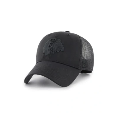 Image of 47 Brand Adjustable Cap BRANSON Chicago Blackhawks black