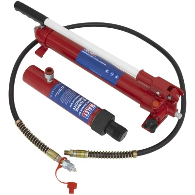 Image of Sealey Push Ram with Pump &amp; Hose Assembly 10tonne