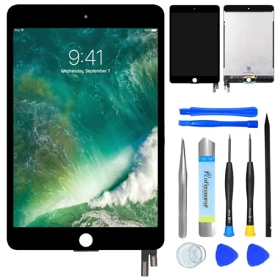 Image of NB+ Touch Screen LCD iPad Mini 4 Replacement For Apple 2015 7.9&quot; 4th Generation Display Unit Digitizer Front Glass Panel with Tools (Black)