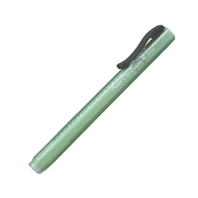 Image of Pentel ZE11T D &quot;ClicEraser 2&quot; Refillable with ZER 2 Semi Transparent Green Case