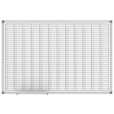 Image of Maul Planning Board, Yearly Planner, 12 Month View, Width 900mm