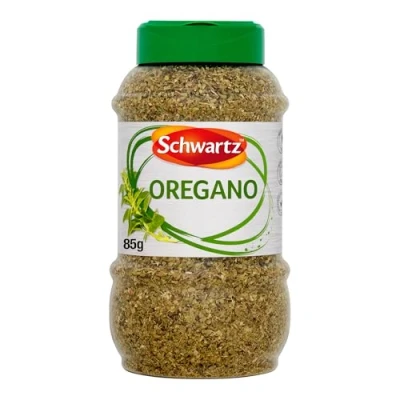 Image of Schwartz Dried Oregano, 85g Aromatic Herb with Sweet, Peppery Flavour and Citrus Notes, Ideal for Italian, Greek, Mexican, Caribbean Recipes in Restaurants, Catering, Home Cooking