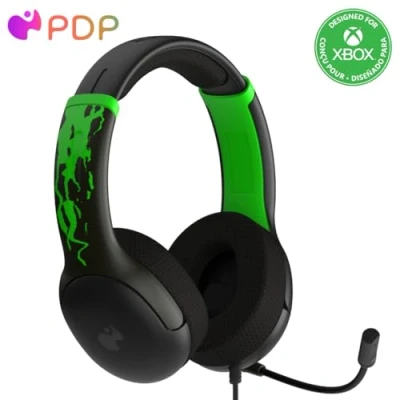 Image of PDP Xbox AIRLITE Wired Headset Jolt Green
