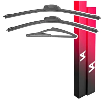 Image of VIA ALBION® Complete FLAT Wiper Set for MINI HATCH F55, F56, F57 UK based Brand, All Weather Blades, Front &amp; Rear