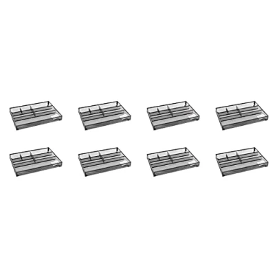 Image of OSCO Wiremesh Drawer Tidy Black (Pack of 8)