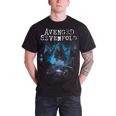 Image of Avenged Sevenfold Recurring Nightmare Men&#039;s T Shirt Black Large