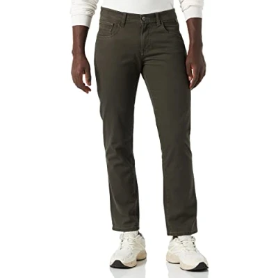 Image of Camel Active Men&#039;s Woodstock 488595/2511 Trouser, Green (Khaki 36), W32/L30 (Size: 32/30)
