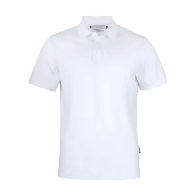 Image of James Harvest Men&#039;s Sunset Regular Polo Shirt, White, S