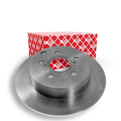 Image of 424310F020 Brake disc FEBI BILSTEIN 108572 Rear Axle 297,1mm 11mm 5 Hole 114,3mm solid Coated TOYOTA: Verso