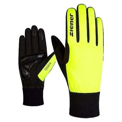 Image of Ziener Smu 18 gws 414 Bike Glove Cycling Outdoor Functional Winter Breathable Gloves, Unisex, 808401, poison yellow, 9.5