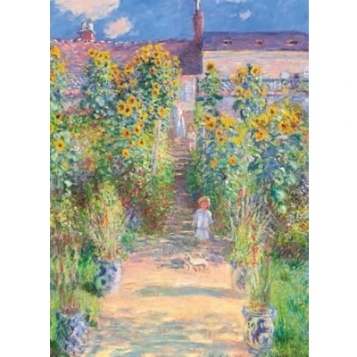 Image of Birthday/Blank Greeting Card for Him/Her Male/Female the Artist&#039;s Garden at Vetheuil General Suitable Birthday and Other Occasions Made in UK Eco Friendly