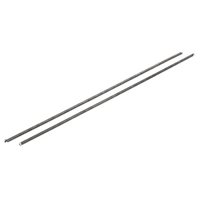 Image of Sourcingmap Extension Spring 0.5mm Wire Dia, 3mm OD, 300mm Free Length Steel Small Dual Hook Tension 2pcs