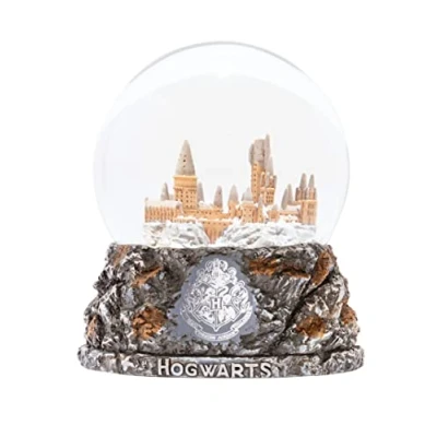 Image of Harry Potter Hogwarts School of Wizardry Snow Globe Festive Magical
