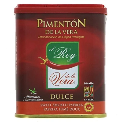 Image of El Rey De La Vera Sweet Smoked Paprika 4 x 75g