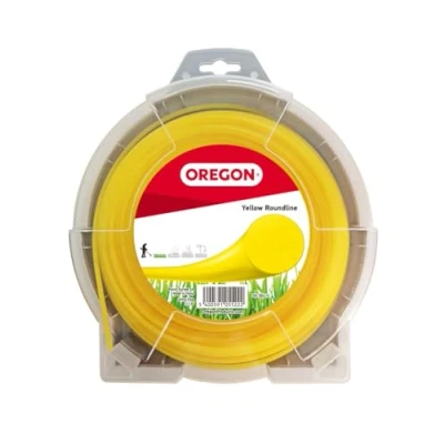 Image of Oregon 69 370 Y Yellow Round Strimmer Line/Wire for Grass Trimmers and Brushcutters, 3.0 mm x 56 m