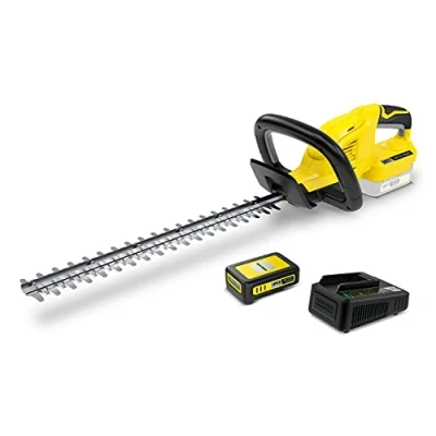 Image of Kärcher 18 V Cordless Hedge Trimmer HGE 45 Battery Set, Include V/2.5Ah and Fast Charger, Cutting Length: cm, Diamond ground Blade, Weight: 2.68 kg, Power: Max 250 m