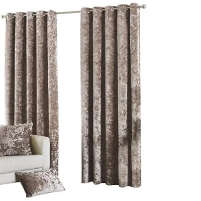 Image of Riva Paoletti Verona Ringtop Eyelet Curtains (Pair), 168cm x 229cm, Teal Blue