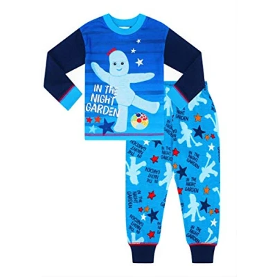 Image of In the Night Garden Boys Iggle Piggle Blue Pyjama Set (12 18 Months)