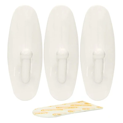 Image of Rolson 3pc Removable Adhesive Hook