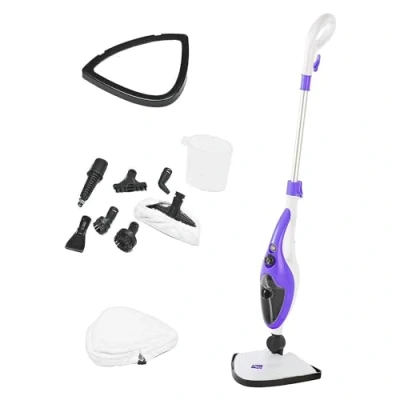Image of 10 in 1 1500W Neo® Hot Steam Mop Cleaner Floor Carpet Window Washer Hand Steamer (Purple)