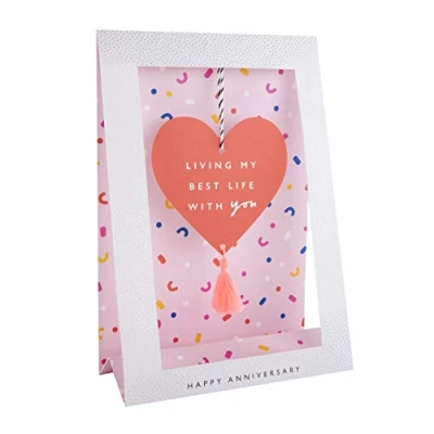 Image of Hallmark Our Anniversary Card Framed Heart Design
