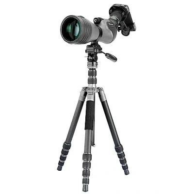 Image of Vanguard Endeavor HD 82A Angled Spotting Scope Digiscoping Bundle