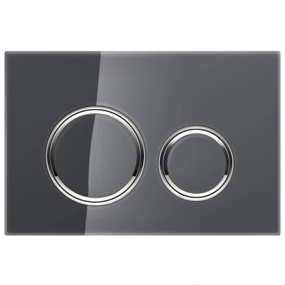 Image of Geberit Sigma21 Dual Flush Plate Lava / Chrome (115.884.JK.1)
