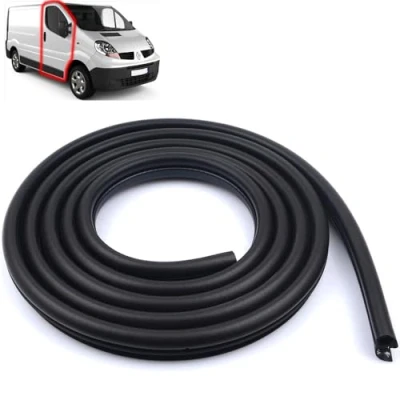 Image of Robust Front Door Weatherstrip Rubber Seal for Nissan Primastar Vauxhall Vivaro Renault Trafic 91165882 91165901 7700313536 7700313623 2001 2014