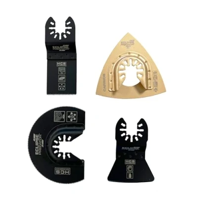 Image of Eclipse Professional Tools EC M1101SET 4 Piece Oscillating Blade Set with Triangular Rasp