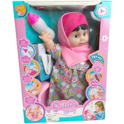 Image of YSAMAX Sweet Baby Doll, Hijab Imaginative Play Scenarios, Endless Opportunities For Creative Play, Unique And Durable Design, Gift Idea Girls