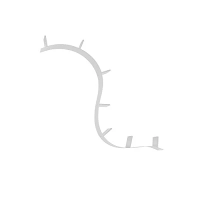 Image of Kartell Book Worm MT.3.2, Grey, 320 x 20 19 cm