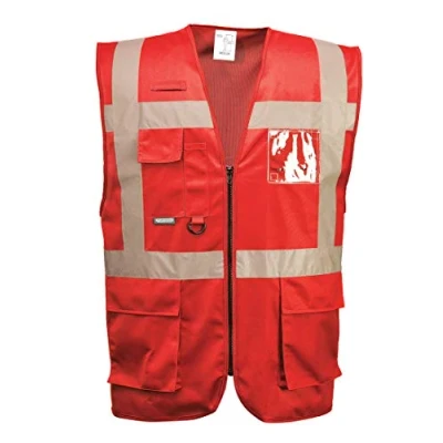 Image of Portwest Iona Executive Vest, Size: L, Colour: Red, F476RERL