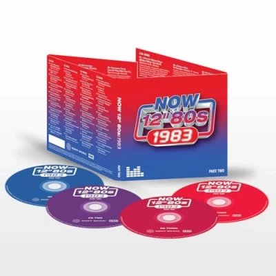 Image of NOW That&#039;s What I Call Music 12&quot; 80s 1983 Part Two Sealed 2024 UK 4 CD set CDNOW1283P2