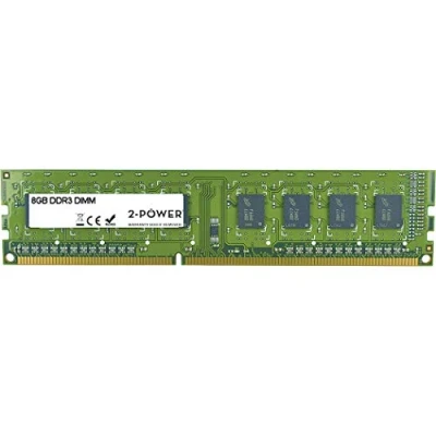 Image of 2 Power MEM0304A 8GB DDR3 1600MHz Memory Module Modules (8GB, 1x 8GB, DDR3, 1600MHz, 240 pin DIMM, Green)