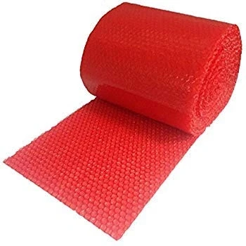 Image of Diamond Packaging 1 x Roll Antistatic RED Bubble Wrap Size : Wide 20&quot; 500mm 25m.