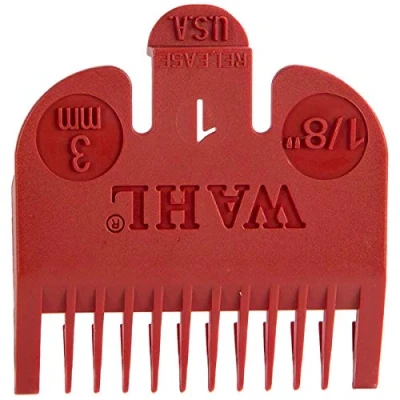 Image of Wahl Color Coded Comb Attachment Red #1 by