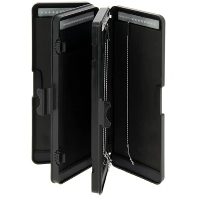 Image of Carp Fishing Tackle Stiff Rig Wallet 6 Way Box for Storing Up To 72 Hair Rigs NGT