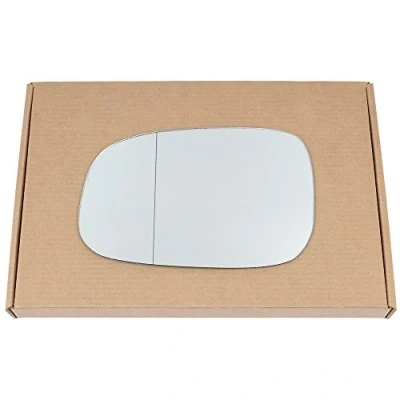 Image of Less4spares Wing Mirror Glass Left Compatible with Volvo C70 2007 2009 STICK ON Passenger Near Side Blind Spot