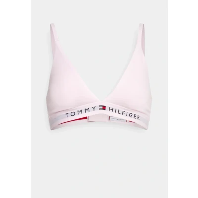 Image of Tommy Hilfiger Unlined Triangle bra, Women&#039;s, Size: 2XL, Light pink