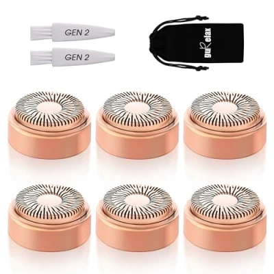 Image of Gen 3 Replacement Heads for Flawless Facial Hair Remover (Gen 2 6pcs)