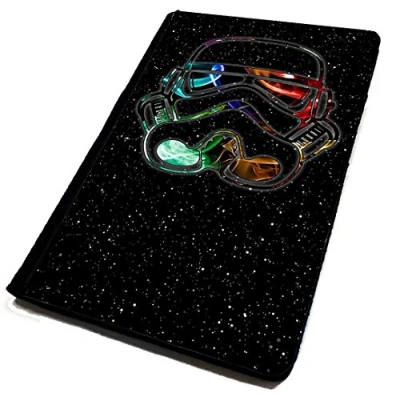 Image of WTF Passport Cover/Holder. Trooper Face Rainbow Smoke. Travel Protection.