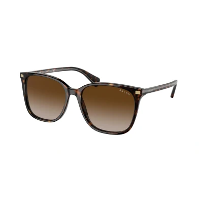 Image of Ralph Lauren Sunglasses, Women&#039;s, Size: 56, Shiny dark havana